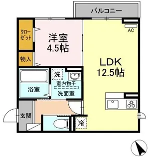 CASAニックスⅡ【2階】の間取り