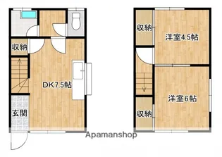 広島県広島市西区田方2丁目【アパート】の間取り