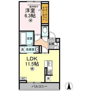 クラウドMR【3階】の間取り