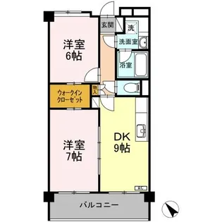 グレイスコート仁保新町【502号室】の間取り