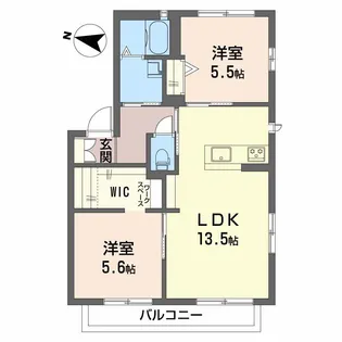 広島県広島市佐伯区五日市中央7丁目【アパート】の間取り