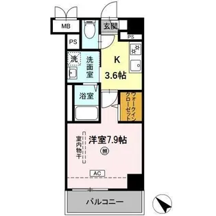 ヴィラひまわり【3階】の間取り