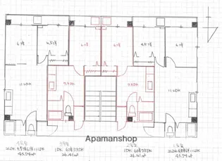 広島県広島市西区中広町2丁目【マンション】の間取り