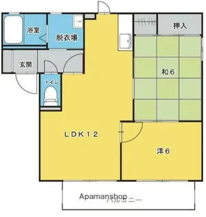 広島県広島市安佐南区伴東4丁目【アパート】の間取り