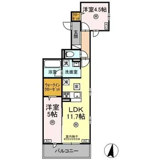CAMPANELLA温品【1階】の間取り