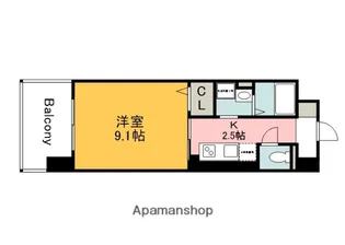 広島県広島市安佐南区西原2丁目【マンション】の間取り