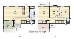広島県廿日市市四季が丘2丁目【一戸建】の間取り