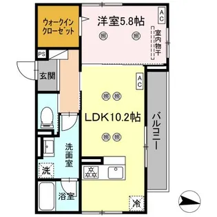 VILLAHAKUYO【3階】の間取り