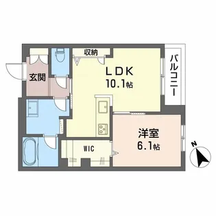 OLIVECOURT(オリーブコート)【2階】の間取り