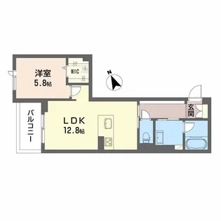 OLIVECOURT(オリーブコート)【2階】の間取り