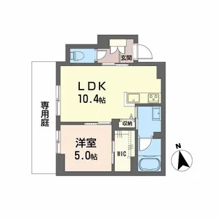 広島県広島市南区宇品御幸1丁目【マンション】の間取り