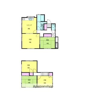 広島県広島市佐伯区美鈴が丘緑1丁目【一戸建】の間取り