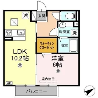 ペニーレイン【1階】の間取り