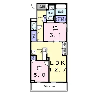 サンリットⅡ【1階】の間取り