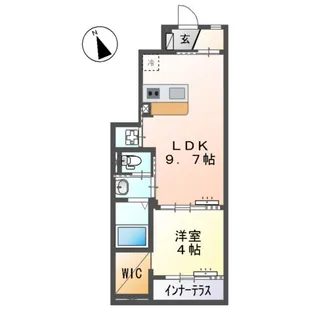 ピコットプレイス【1階】の間取り