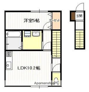 クロッカス落合南【2階】の間取り