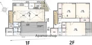 ROW HOUSE EAST【1階】の間取り