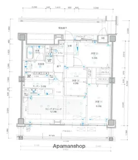 ラルステージ段原 THE MID【8階】の間取り