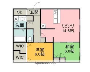 BORIKIしののめ空【1階】の間取り