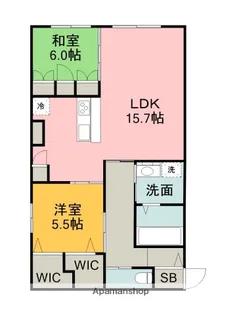 BORIKIしののめ空【1階】の間取り