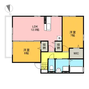 サニーヒル【1階】の間取り