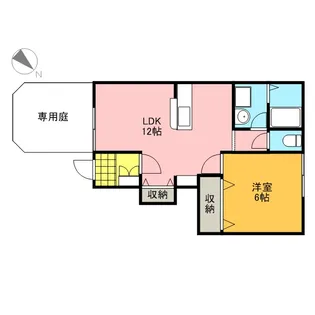 グランデュール【1階】の間取り