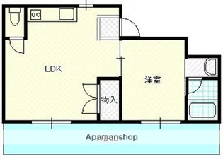 広島県広島市西区天満町【マンション】の間取り