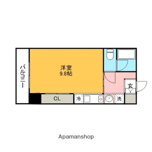 LUXES大手町【701号室】の間取り