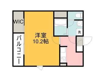 レオネクストSⅠ【202号室】の間取り