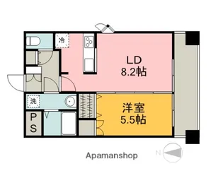 J・GRACE河原町【14階】の間取り