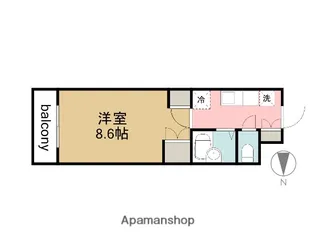 広島県広島市佐伯区三筋2丁目【マンション】の間取り