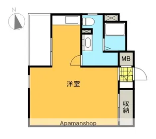 ミオ パエーゼ【202号室】の間取り