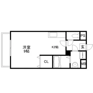 アプロ-ズ【2階】の間取り