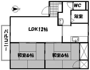 フレグランス舟入南【0201号室】の間取り