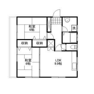 広島県広島市安佐南区緑井6丁目【マンション】の間取り