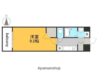 シルキーレジデンス横川【3階】の間取り
