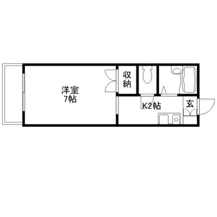 ヴァンセーヌ今村 A棟【2階】の間取り