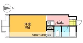 パティオ舟入【5階】の間取り