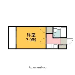 広島県広島市安佐南区中筋3丁目【アパート】の間取り