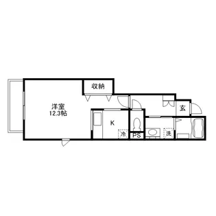サニーヴィラS【1階】の間取り