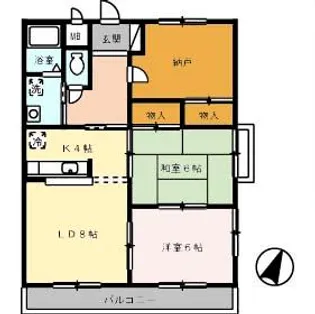 グランドハイツ【3階】の間取り