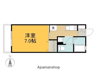 広島県広島市安佐南区上安2丁目【アパート】の間取り