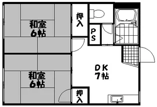広島県広島市南区宇品神田4丁目【アパート】の間取り