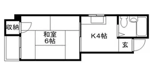 コーポラス寺町【503号室号室】の間取り