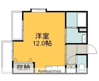 グレイス山本【1階】の間取り