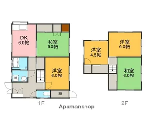 広島県広島市西区井口台2丁目【一戸建】の間取り