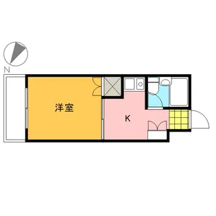 アクティブパレス比治山通り【3階】の間取り