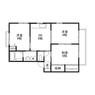 広島県広島市安芸区瀬野西1丁目【アパート】の間取り
