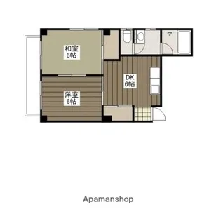 広島県広島市中区江波西2丁目【マンション】の間取り