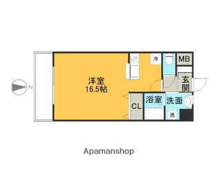 ミロワール舟入【5階】の間取り